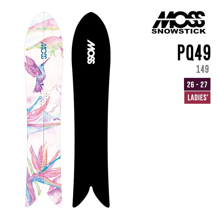 Other - MOSS SNOWSTICK モス スノースティック 26-27 PQ 49 スノーボード ピーキュー ヨンキュー レディース メンズ 女性用 男性用