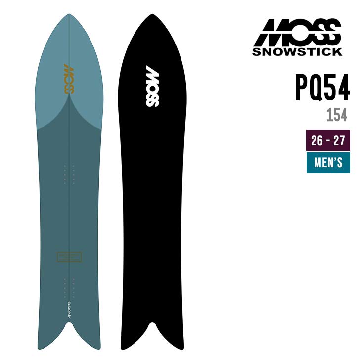 MOSS SNOWSTICK ���X�X�m�[�X�e�B�b�N 26-27 PQ 54 �X�m�[�{�[�h �s�[�L���[�S�[���� �����Y