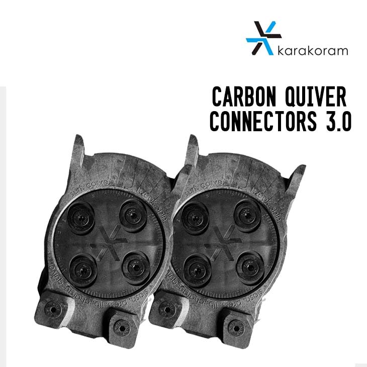Rakuten - KARAKORAM カラコラム CARBON QUIVER CONNECTORS 3.0 ビンディングパーツ スノーボード