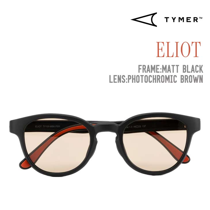 Rakuten - TYMER タイマー ELIOT サングラス Matt Black Photochromic Brown TY100-MBK-PBR