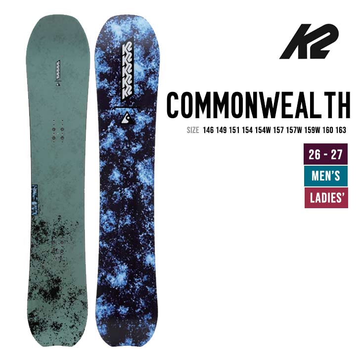 楽天市場】k2 commonwealth（スノーボード用品｜ウィンタースポーツ