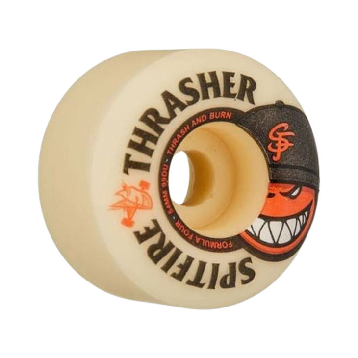 スノーボードSHOP 【SIDECAR】のSPITFIRE スピットファイアー F4-99DU RADIAL FULL SHAPE THRASHER X SPITFIRE THE CITY ウィール スケボー｜アングル2