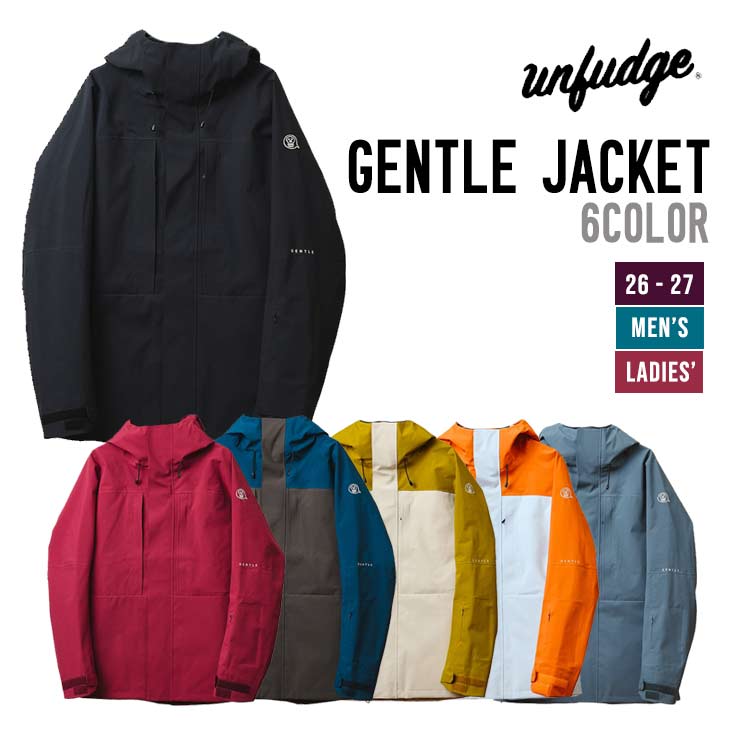 unfudge アンファッジ 26-27 GENTLE JACKET スノーボード ウェア メンズ レディース
