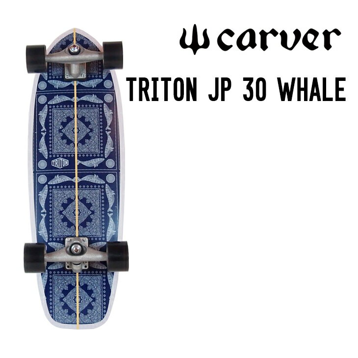 CARVER SKATEBOARD カーバー スケートボード TRITON JP 30 WHALE トライトン ホエール コンプリート サーフスケート