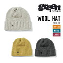 GREEN CLOTHING グリーンクロージング 22-23 WOOL HAT ウール ハット スノーボード 帽子