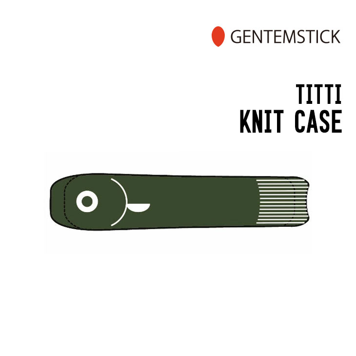 GENTEM STICK ゲンテンスティック TITTI KNIT CASE ニットケース