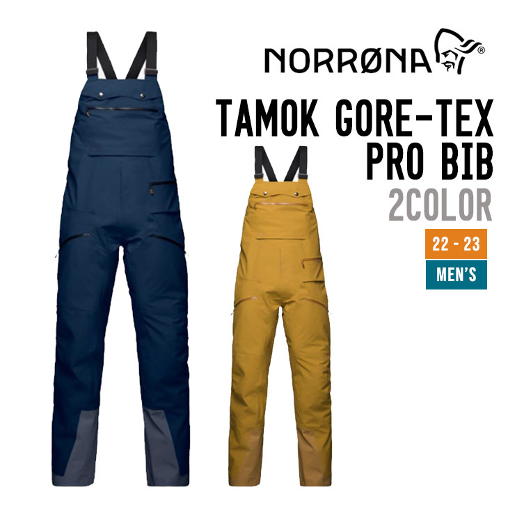 NORRONA m[i 22-23 TAMOK GORE-TEX PRO BIB ^bN SAebNX v ru \ Ki Xm[{[h Xm{ XL[