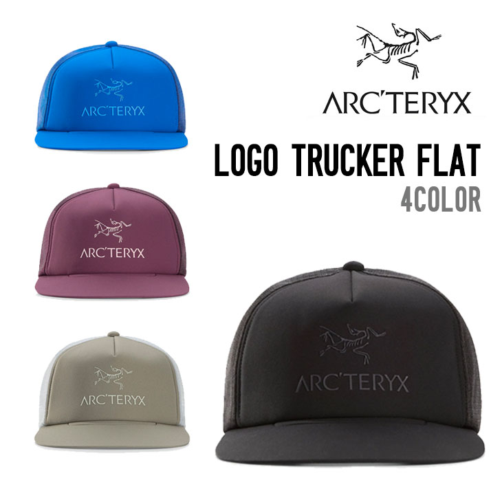 ARC'TERYX アークテリクス LOGO TRUCKER FLAT ロゴ トラッカー フラット キャップ 帽子