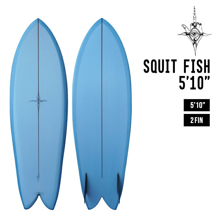 RYAN BURCH ライアンバーチ SQUIT FISH 5'10 スクイット フィッシュ サーフボード サーフィン カルフォルニア