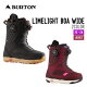 BURTON o[g 23-24 LIMELIGHT BOA WIDE CCg {A Ch Ki \ 2023-2024 Xm[{[h EBY