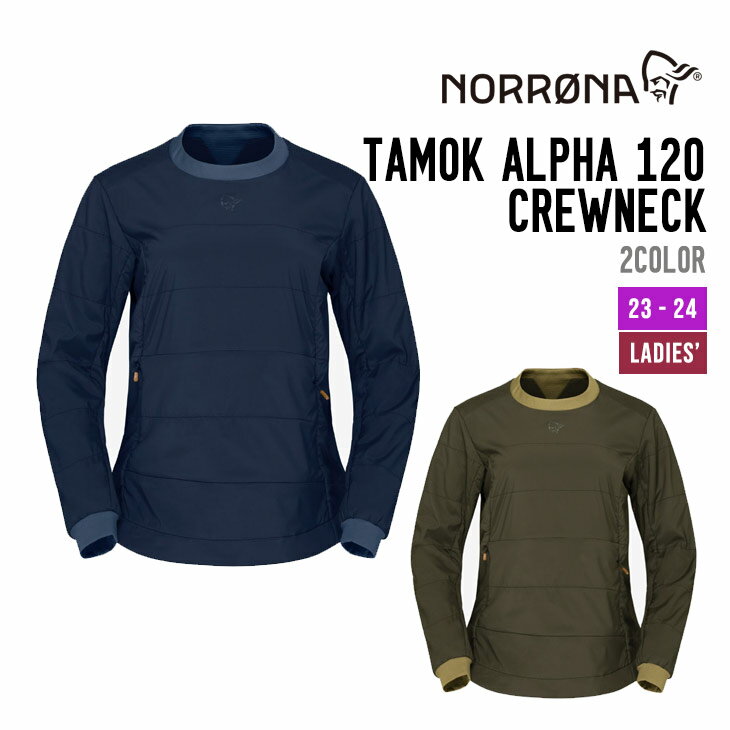 NORRONA Υ 23-24 TAMOK ALPHA 120 CREWNECK å ե 롼ͥå 2023-2024 ͽ   Ρ