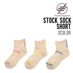 TRANSITION EQUIPMENT トランジッションエキップメント STOCK SOCK SHORT ストック ソック ショーツ 正規品 靴下 リサイクル メリノウール スーピマコットン