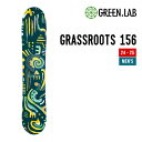 GREEN.LAB グリーンラボ 24-25 GRASSROOTS 156 グラスルーツ 2024-2025 スノーボード フリーラン メンズ