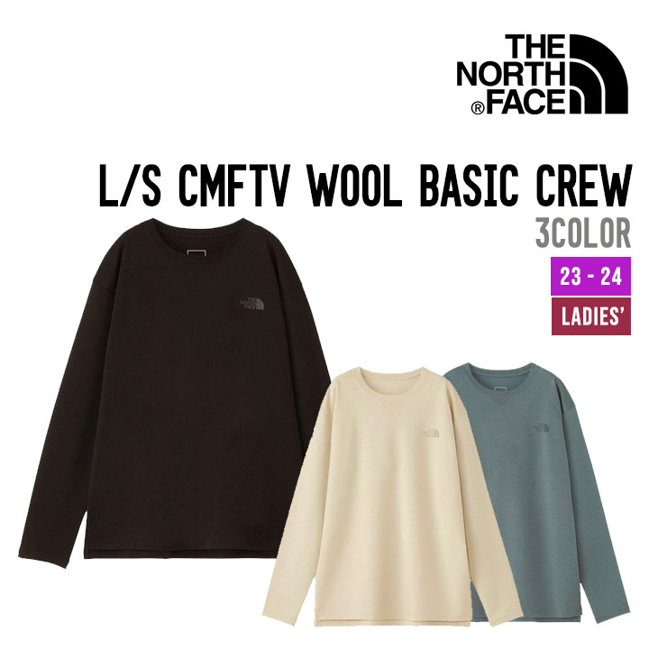 THE NORTH FACE ザ ノースフェイス L/S CMFTV WOOL BASIC CREW コンフォーティブ ウール ベーシック クルー 正規品 スノーボード スキー ベースレイヤー ウール