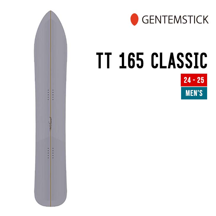 GENTEMSTICK ゲンテンスティック 24-25 TT 165 CLASSIC ティーティー クラシック 早期予約 特典多数 2024-2025 スノーボード スノーサーフ