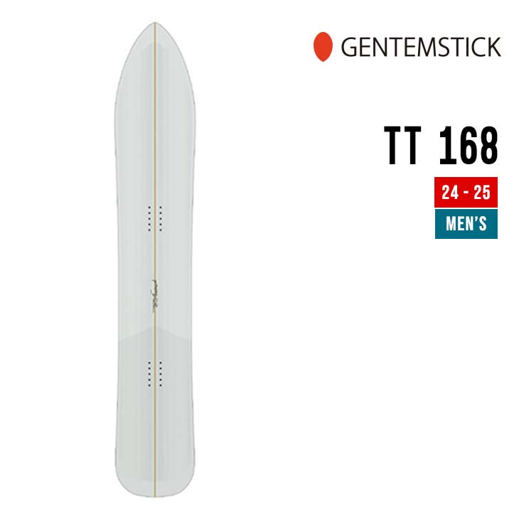 GENTEMSTICK ゲンテンスティック 24-25 TT 168 ティーティー 早期予約 特典多数 2024-2025 スノーボード スノーサーフ