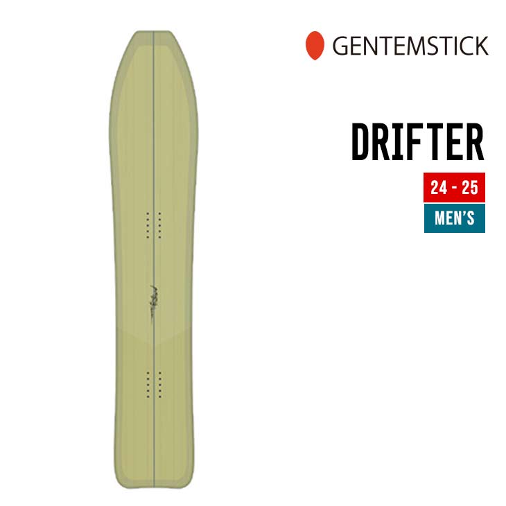 GENTEMSTICK ゲンテンスティック 24-25 DRIFTER ドリフター 早期予約 特典多数 2024-2025 スノーボード スノーサーフ