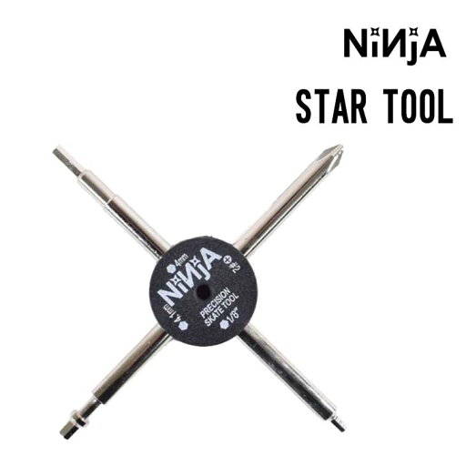 NINJA ニンジャ STAR TOOL スター ツール 正規品 スケートボード スケボー SK8 万能ツール NINJA ニンジャ STAR TOOL スター ツール 正規品 スケートボード スケボー SK8 万能ツール