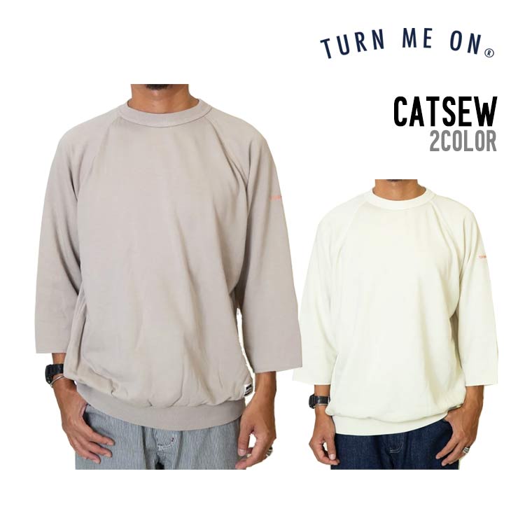 樂天商城 - TURN ME ON ターンミーオン CATSEW 9分袖 C&S 正規品 Tシャツ 長袖 カジュアル メンズ