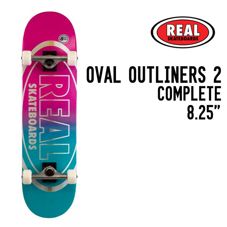 OVAL OUTLINERS 2 COMPLETE オバール アウトライナーズ 2 コンプリート REAL リアル スケートボード スケボー SK8