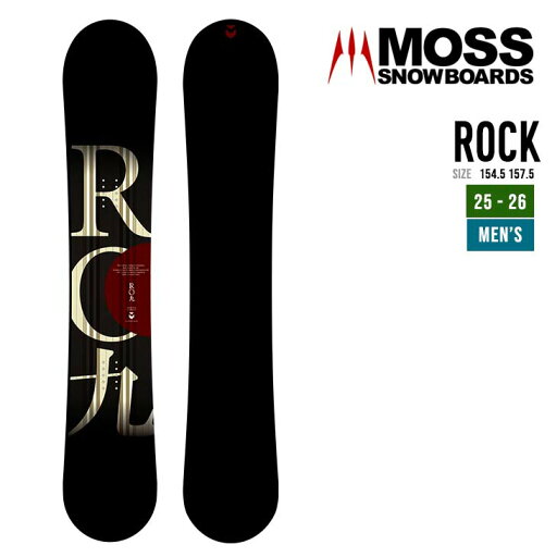 MOSS モス 25-26 ROCK ロック 早期予約 2025-2026 スノーボード フリーラン メンズ MOSS モス 25-26 ROCK ロック 早期予約 2025-2026 スノーボード フリーラン メンズ