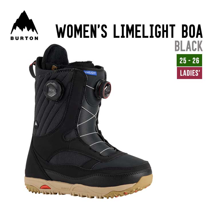 BURTON o[g 25-26 WOMEN'S LIMELIGHT BOA EBY CCg {A Xm[{[h Ki u[c 2025-2026 fB[X