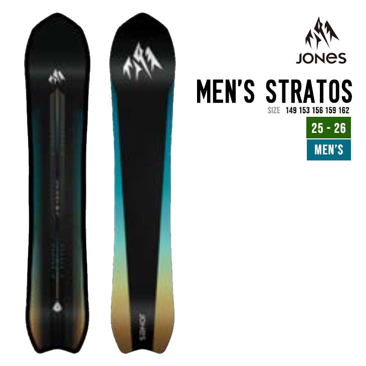 JONES SNOWBOARDS W[Y Xm[{[h 25-26 MEN'S STRATOS XggX Xm[{[h Ki 2025-2026 Y t[