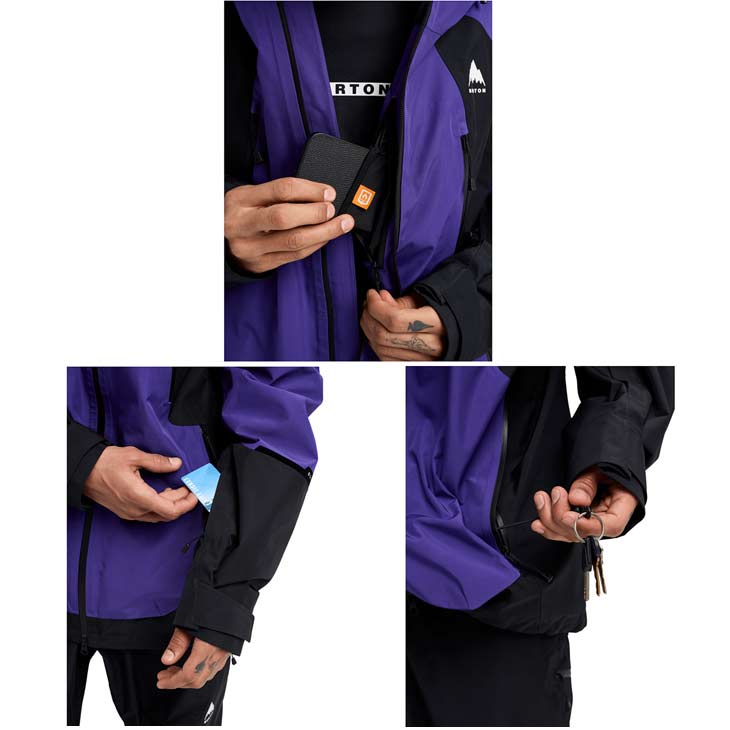 BURTON バートン 25-26 MEN RESERVE GORETEX 2L JACKET メンズ リザーブ ゴアテックス 2L ジャケット スノーボード 正規品 ウェア 2025-2026 メンズ