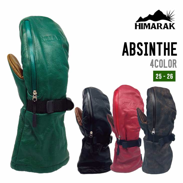 樂天商城 - HIMARAK ヒマラク 25-26 ABSINTHE アブサン スノーボード 正規品 グローブ 2025-2026 純国産