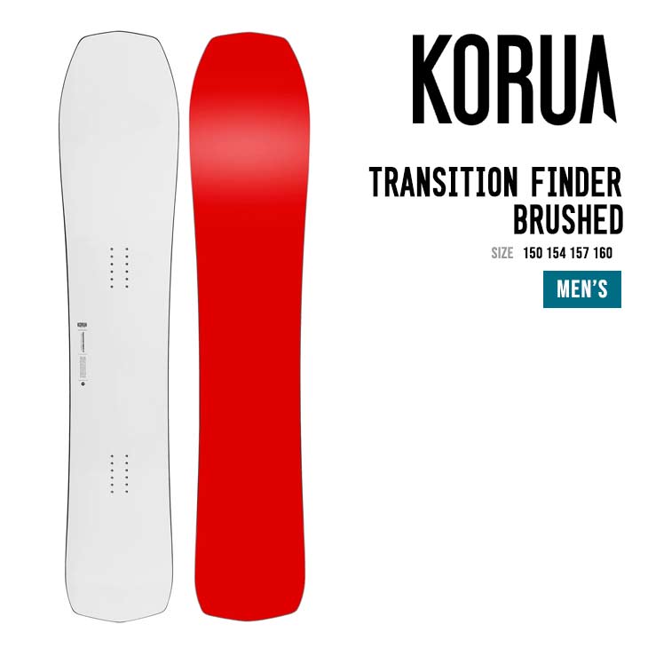 KORUA �R���A TRANSITION FINDER BRUSHED �g�����W�V�����t�@�C���_�[ �X�m�[�{�[�h ���K�i �n�`�V�� ���쐫 �f�U�C����