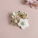 入園式 入学式 パール ビジュー 桜 ブローチ 帯留め ショールピン 和装 着物 結婚式 ウェディング ブライダル 成人式 発表会 卒園式 卒業式 謝恩会