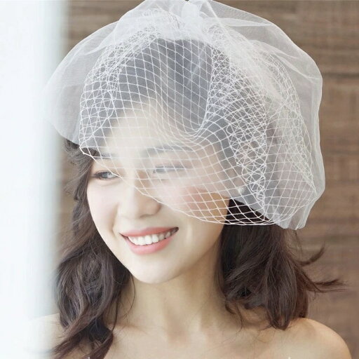 ウェディングベール ショートベール バードケージベール コーム付 ホワイト オフホワイト 結婚式 ウェディング ブライダル ウェディングベール ショートベール バードケージベール コーム付 ホワイト オフホワイト 結婚式 ウェディング ブライダル