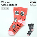 靴下 ソックス レディース ミイ リトルミイ ムーミン 北欧 クラシック レッド グレー クルー MOOMIN プチギフト 贈り物 プレゼント(4)
