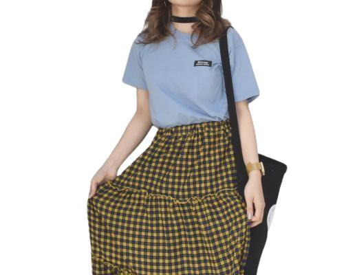 Rakuten - (全2色) ADG BLACK-TAG TEE 女性 レディース トップス 半袖 夏服 パステル ブルー ピンク シンプル アパレル A.D.G エーディージー 送料無料