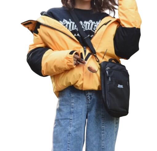 Rakuten - HIGH-TECK HOODED DOWN JACKET (yellow)　女性 レディース 黄色 イエロー YELLOW 中綿 アウター フード ダウン カジュアル ストリート系 冬 冬物 送料無料 アパレル A.D.G エーディージー