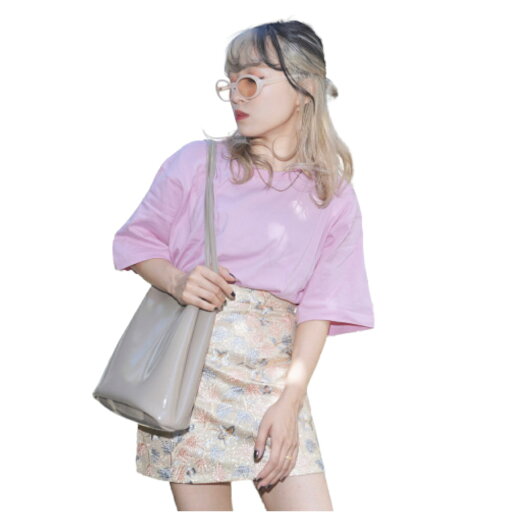 Basic T-shirts&Glitter Flower Mini Skirt 2P SET (pink&beige) レディース Tシャツ ミニスカート 2Pセット セットアップ PINK ピンク BEIGE ベージュ カジュアル フラワー 花柄 可愛い かわいい ライナー付き A.D.G エーディージー 送料無料 Basic T-shirts&Glitter Flower Mini Skirt 2P SET (pink&beige) レディース Tシャツ ミニスカート 2Pセット セットアップ PINK ピンク BEIGE ベージュ カジュアル フラワー 花柄 可愛い かわいい ライナー付き A.D.G エーディージー 送料無料