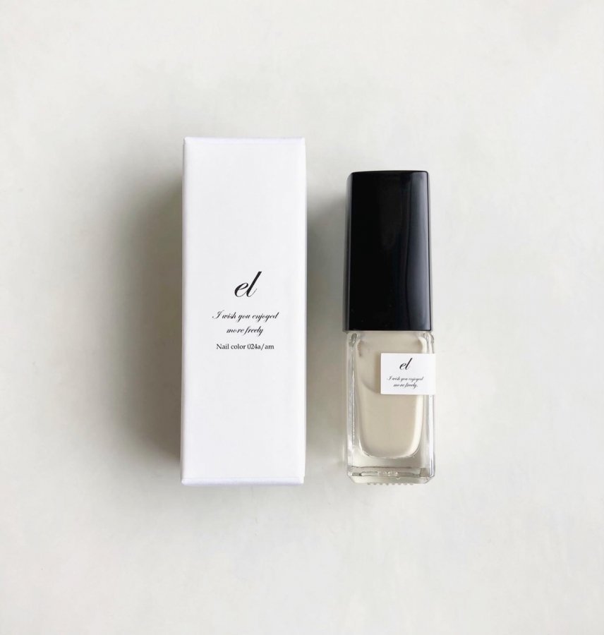 el nail color -ivory-　マニキュア　ネイル　 IVORY　アイボリー　象牙色　オフィス　オフィスカラー　明るい　オシャレ　お洒落　かわいい　大人かわいい　女性　ファッション　日本製　エルバイロレッタ　E/L byLoretta　E/L