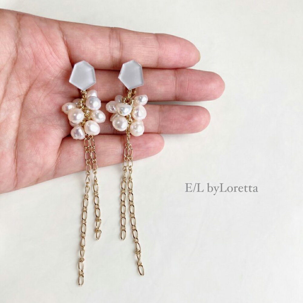 Mini KAKERA øѡ chain tassel pierce/earring(Gray) [cc]E/L byLoretta EL Хå accessory ꡼顡øѡ롡󡡥å롡ԥ󥰡졼󡡼顡ͤå׼ξåȡϥɥᥤ