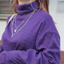 Pin Motif Chain Necklace (silver)ネックレス ユニセックス アクセサリー サイズ調整可能 トレンド シルバーアクセサリー ストリートファッション メンズ レディース