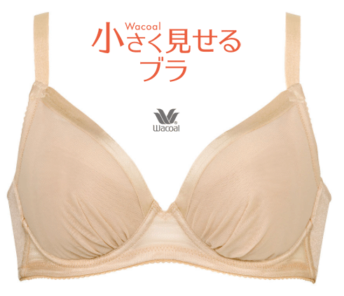 セール20％OFFワコールブラジャーDEFGHカップ小さく見せるブラ【BRB422】のサムネイル