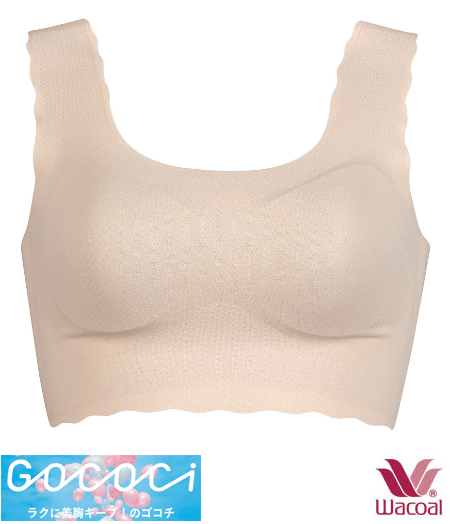 ワコールGOCOCi涼感 パッド入りハーフトップ【CGG570】ごこち