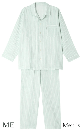 ワコール パジャマ メンズ ロング袖＋ロングパンツ/綿100％/YGX571/日本製【送料無料】