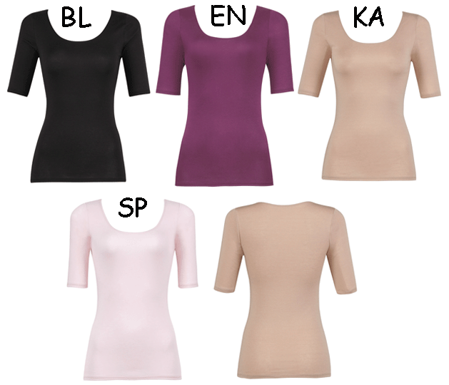 ワコール インナーニットトップ（ふんわり、あったか）5分袖【CLC582】【日本製】【2点までネコポス可】