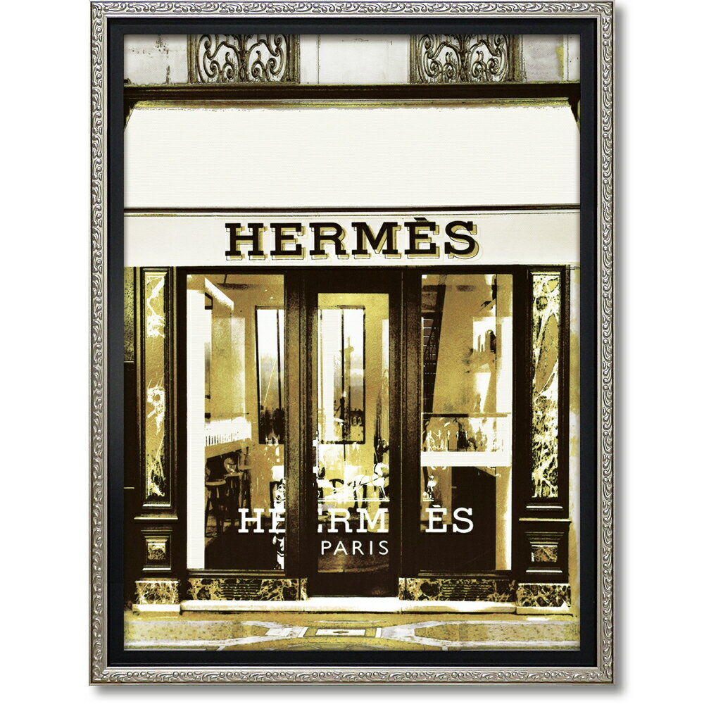 オマージュ キャンバスアート デザイナーエントランス5 Sサイズ BC-07066 / HERMES エルメス アート 絵画 おしゃれ 人気 アートパネル 壁掛け アートポスター ブランド アートパネル モノトー…