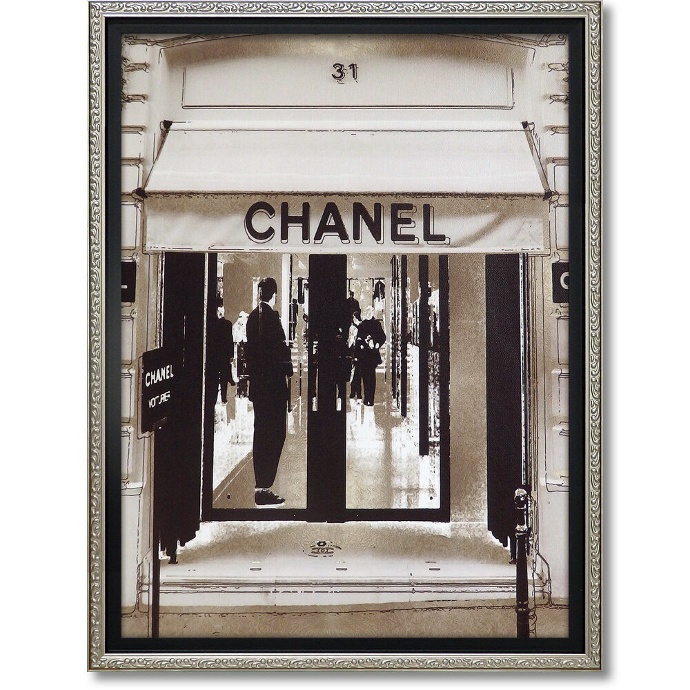 オマージュ キャンバスアート デザイナーエントランス2（Sサイズ）BC-07072 /　シャネル　CHANEL　アート 絵画 おしゃれ 人気 壁掛け アートポスター アートパネル ブランド 4996953290093