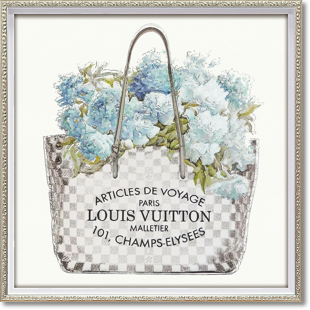 オマージュ キャンバスアート アクアブーケット（Mサイズ）BC-12073 / ルイ　ヴィトン　LOUIS VUITTON　おしゃれ 人気 壁掛け アートポスター アートパネル ブランド 4996953290178