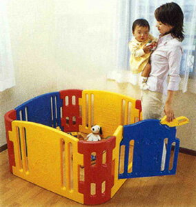 【中古No0919-03】スヌーピーベビーサークル ASR9