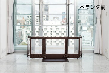 【送料無料】日本育児 ちょっとおくだけとおせんぼ スマートワイド ブラウン NI-5011026001 【設置幅108〜271cm】 / ベビーフェンス サークル 台所 セーフティ 柵 ゲイト 保育所 託児所 幼稚園 保育園
