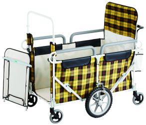 五十畑工業 スワン New チャイルドエアバス ノーパンクタイヤ / 大人数 いそはた工業 保育園 幼稚園 託児所 お散歩 大型ベビーカー 6人乗り 六人乗り ...