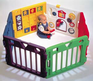 【中古品】 日本育児 キッズランド ベビーサークル